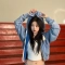 베이비몬스터 아현 미드노출 크롭티 배꼽