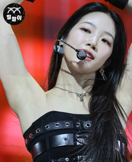 겨로즈업 당한 르세라핌 카즈하 털겨