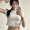 내츄럴한 느낌의 배꼽노출