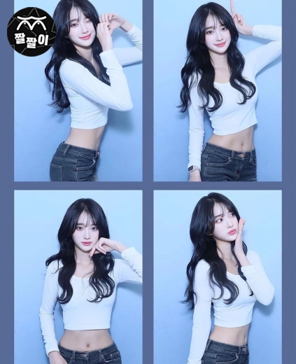 역시 여자는 흰티에 청바지