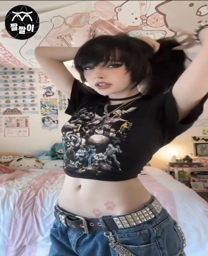 꽃문신 서양누나