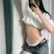 살짝 젖은 청핫팬츠