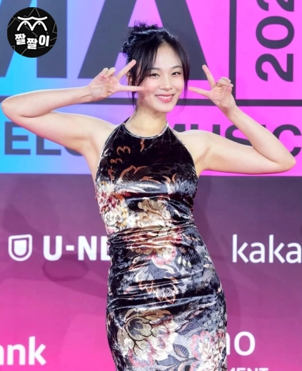 멜론뮤직어워드 포토월 비비 야드랑이