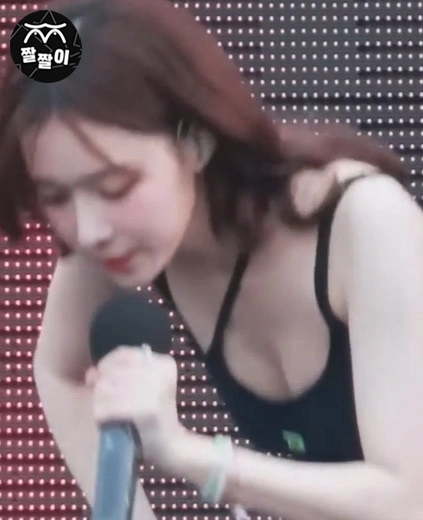 작년 워터밤 에스파 윈터 미드 노출