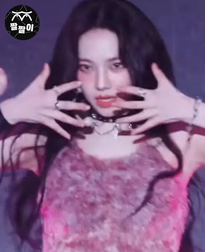 에스파 콘서트 카리나 망사 벅지