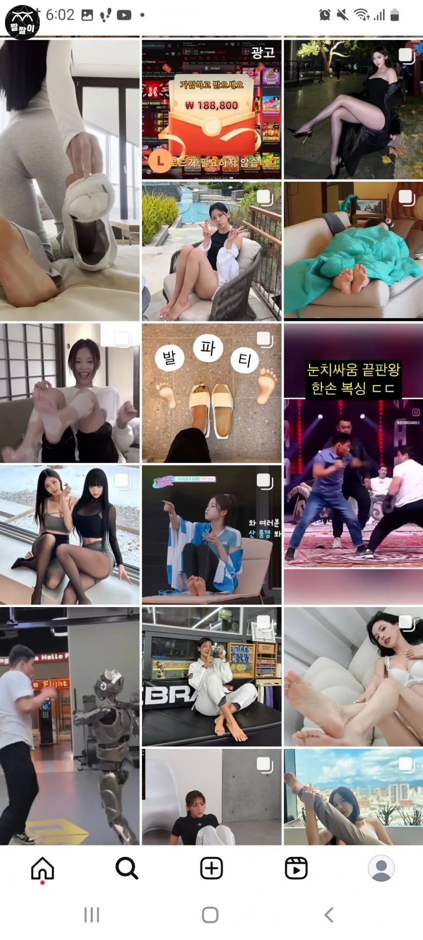 발붕이 인스타 피드 상태 약후방