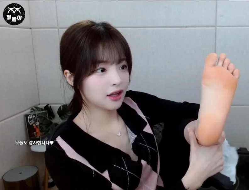 숲트리머 여캠 발바닥 모음집