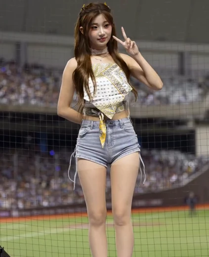치어리더 이주은 야벅지 손수건 반다나 의상 살스 논런 밴드