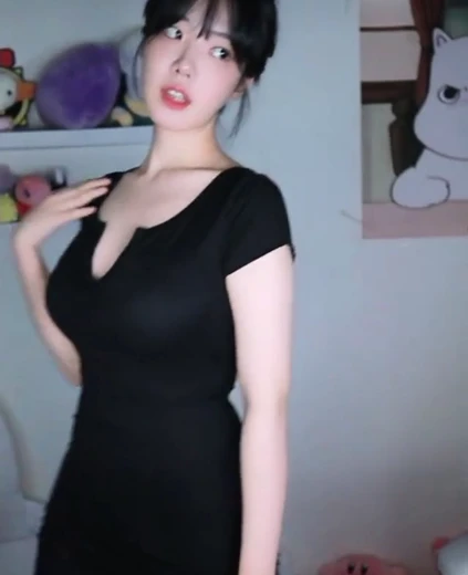늑대채린 가슴골 검정 미시룩 숙인 은근한 엉태 계엄령