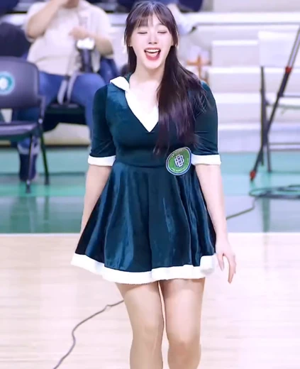 치어리더 하지원 꿀벅지 화려한 댄스타임