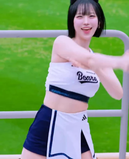 치어리더 백지혜 야드랑이 귀여운 동물귀